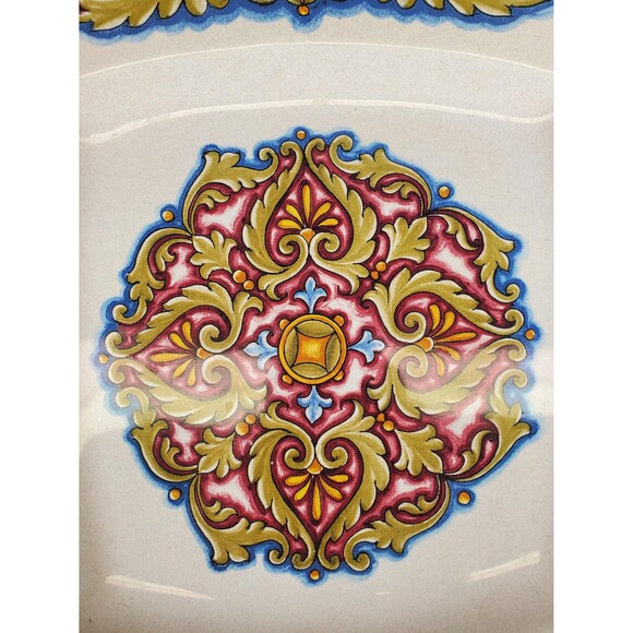 Vintage Deruta Ceramiche Square Platter, Handmade in Italy, Italian Pottery - Picture 6 of 6